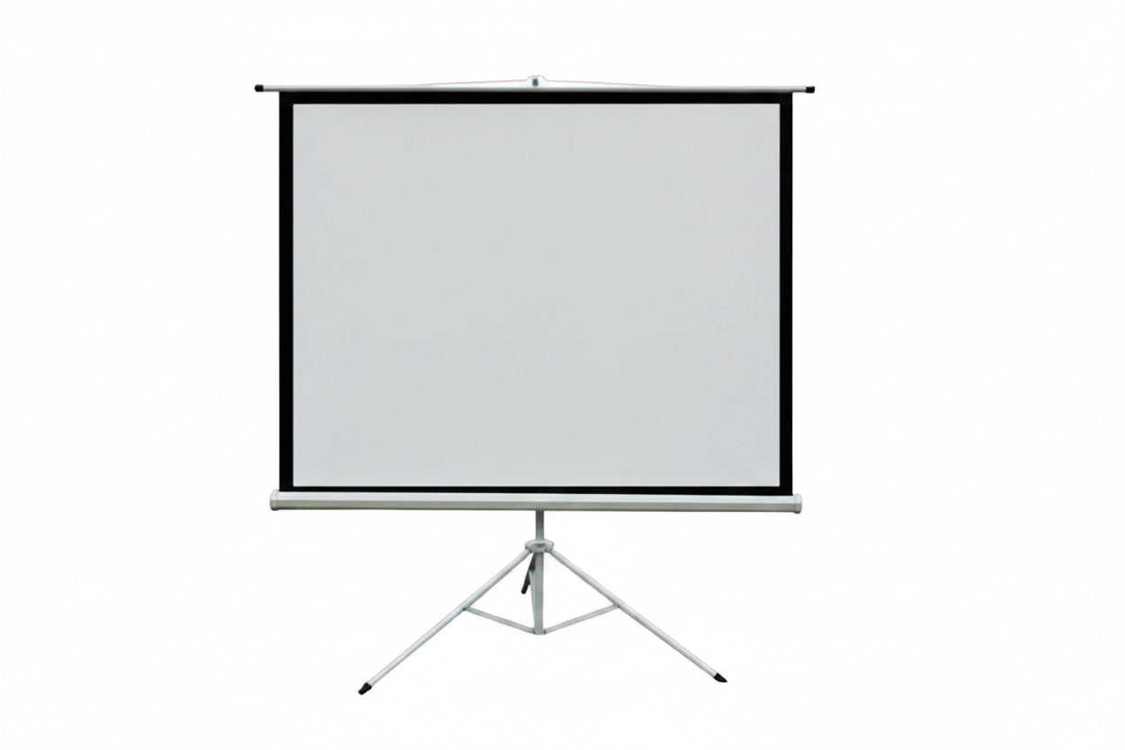 Projektorlærred med tripod – bærbart 4:3 format