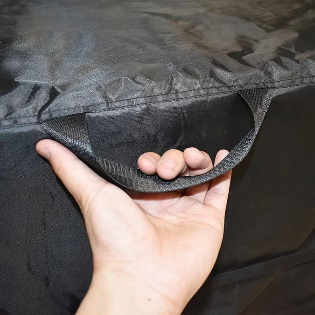 Sort vandtæt havemøbelovertræk med håndtag